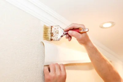 Pose de papier peint à Ban-de-Laveline — revêtements muraux et toiles de verre